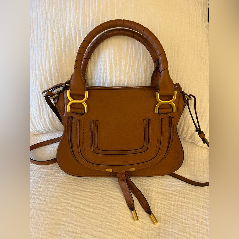 CHLOE Small Marcie Leather Satchel